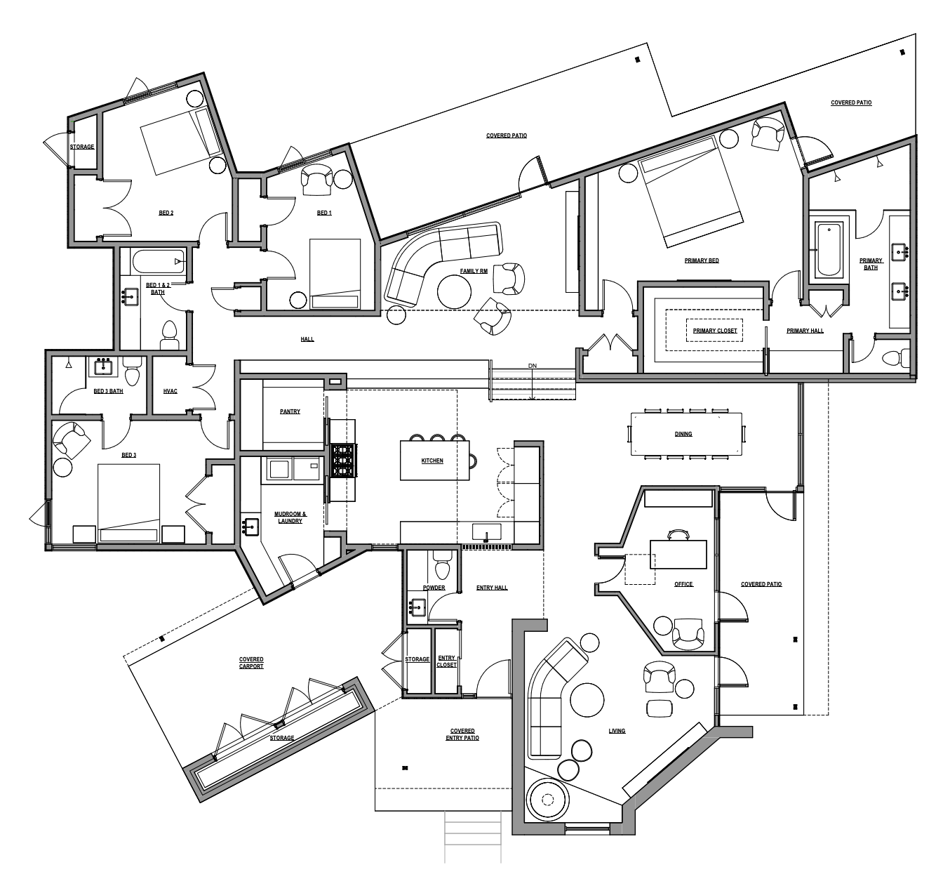 Post-renovation floor plan